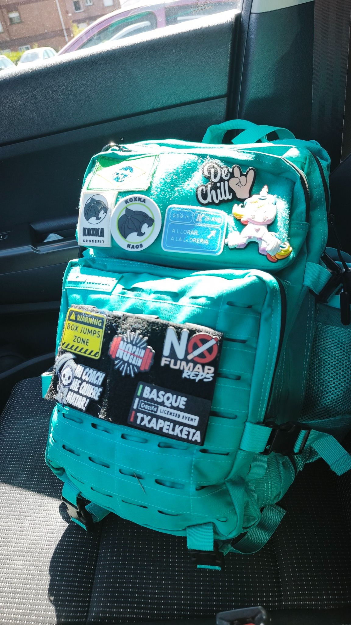 Placas de velcro para ampliar la zona de parches