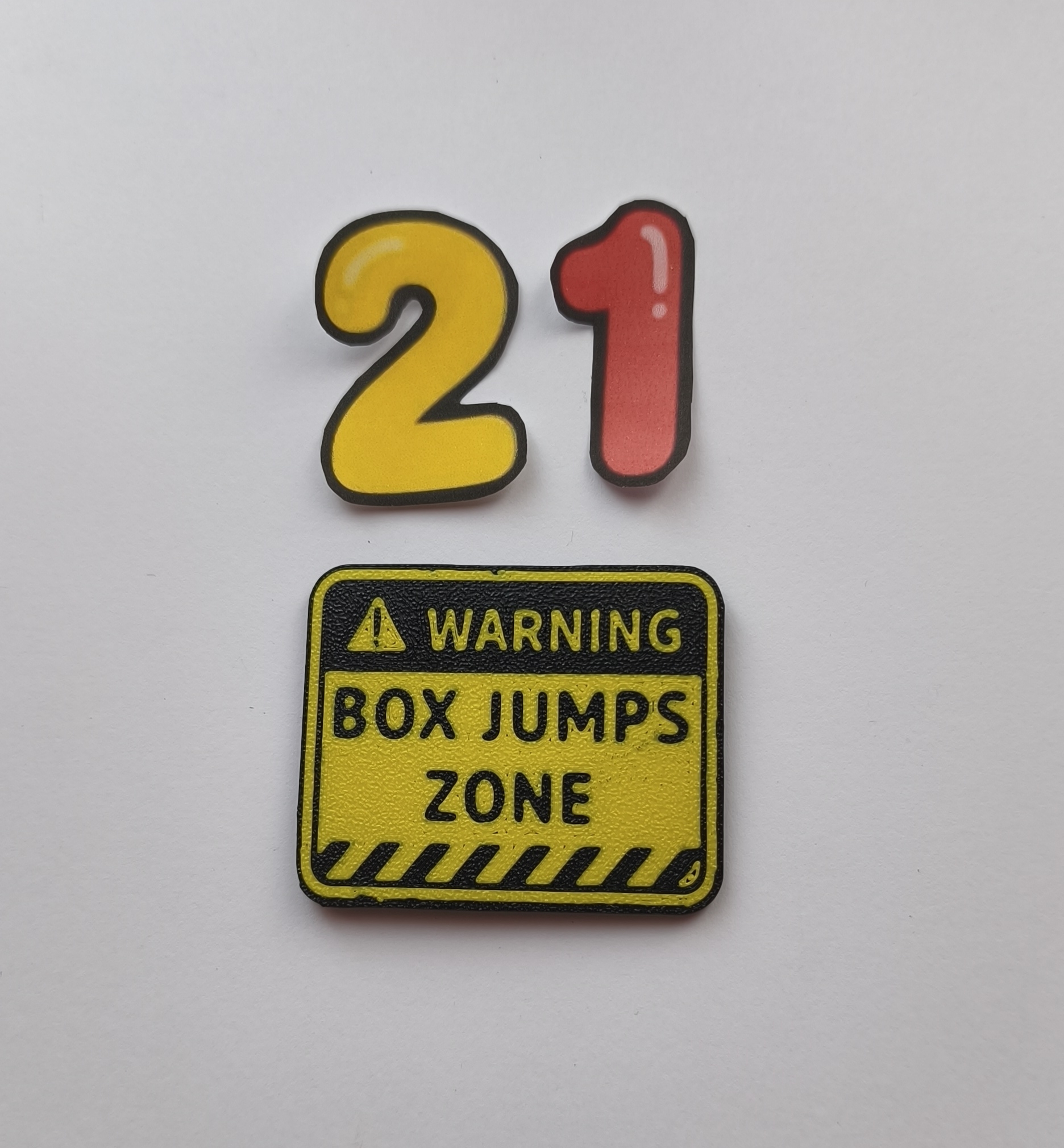 WARNING BOX JUMPS ZONE
